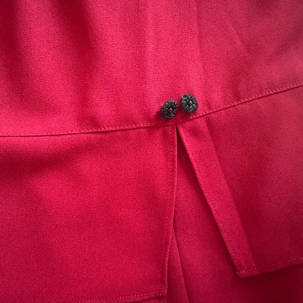 Liz Claiborne Vibrant Red‎ Short Sleeve Dress